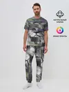 Мужская пижама с брюками / Glitch lion 2020