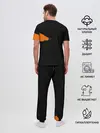 Мужская пижама с брюками / Сайтама образ в силуэте One Punch-Man