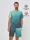 Мужской костюм с шортами / Геометрия