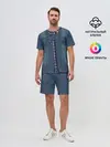Мужской костюм с шортами / Джинсовка