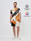 Мужской костюм с шортами / cs:go - Asiimov P90 Style