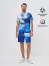 Мужской костюм с шортами / Абстракция