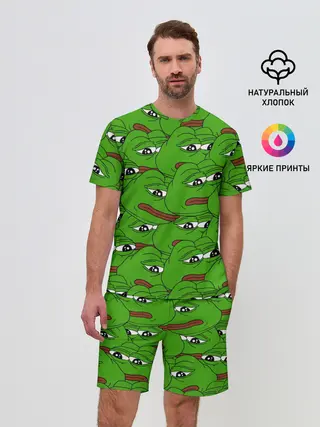 Мужской костюм с шортами / Sad frogs