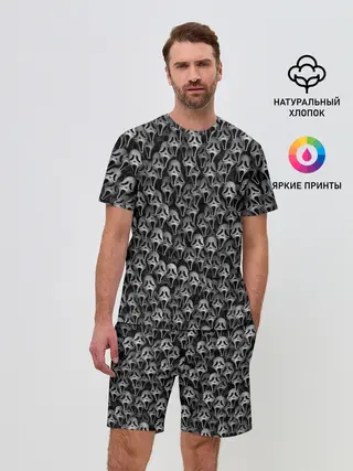Мужской костюм с шортами / Крик