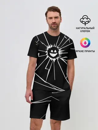 Мужской костюм с шортами / Черное Зеркало