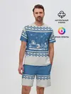 Мужской костюм с шортами / Свитер с Оленем