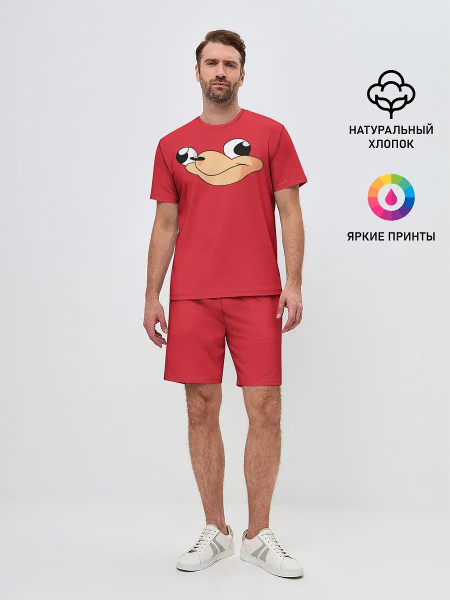 Мужской костюм с шортами / Red