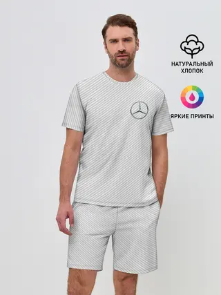 Мужской костюм с шортами / MERCEDES BENZ CARBON