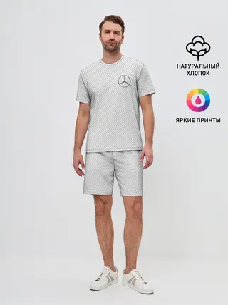 Мужской костюм с шортами / MERCEDES BENZ CARBON