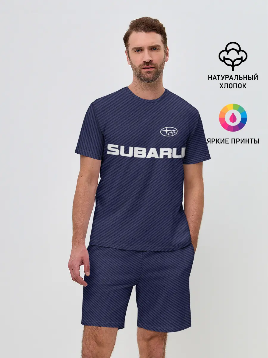 Мужской костюм с шортами / SUBARU CARBON