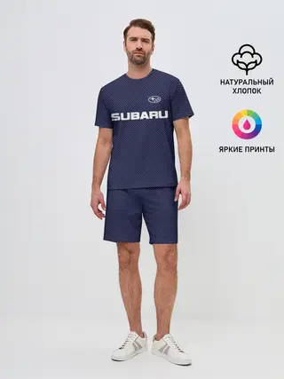 Мужской костюм с шортами / SUBARU CARBON