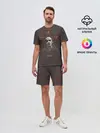 Мужской костюм с шортами / Хаски Геометрия