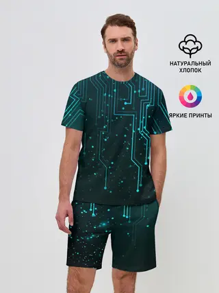 Мужской костюм с шортами / В стиле Трон новое поколения