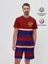 Мужской костюм с шортами / Герб РФ