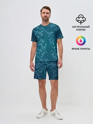 Мужской костюм с шортами / Голограмма