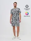 Мужской костюм с шортами / Каллиграфия