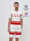 Мужской костюм с шортами / Валерий Харламов 17 White