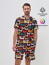 Мужской костюм с шортами / Найди чёрного кота