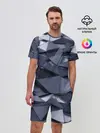 Мужской костюм с шортами / Metalic geometry