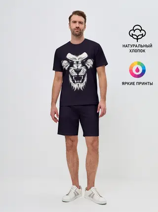 Мужской костюм с шортами / Лев