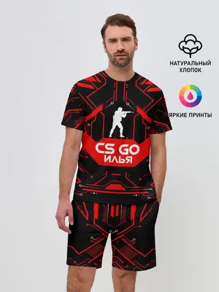 Мужской костюм с шортами / Counter Strike-Илья