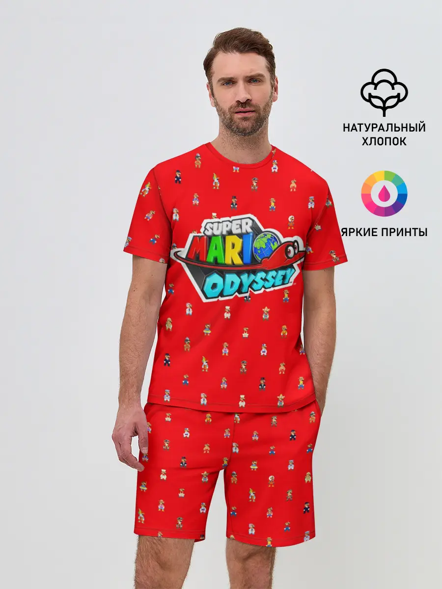 Мужской костюм с шортами / Super Mario Odyssey