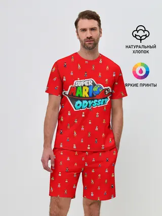 Мужской костюм с шортами / Super Mario Odyssey