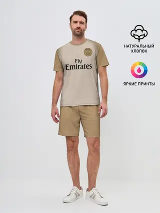 Мужской костюм с шортами / Неймар Форма Новая Away 18/19