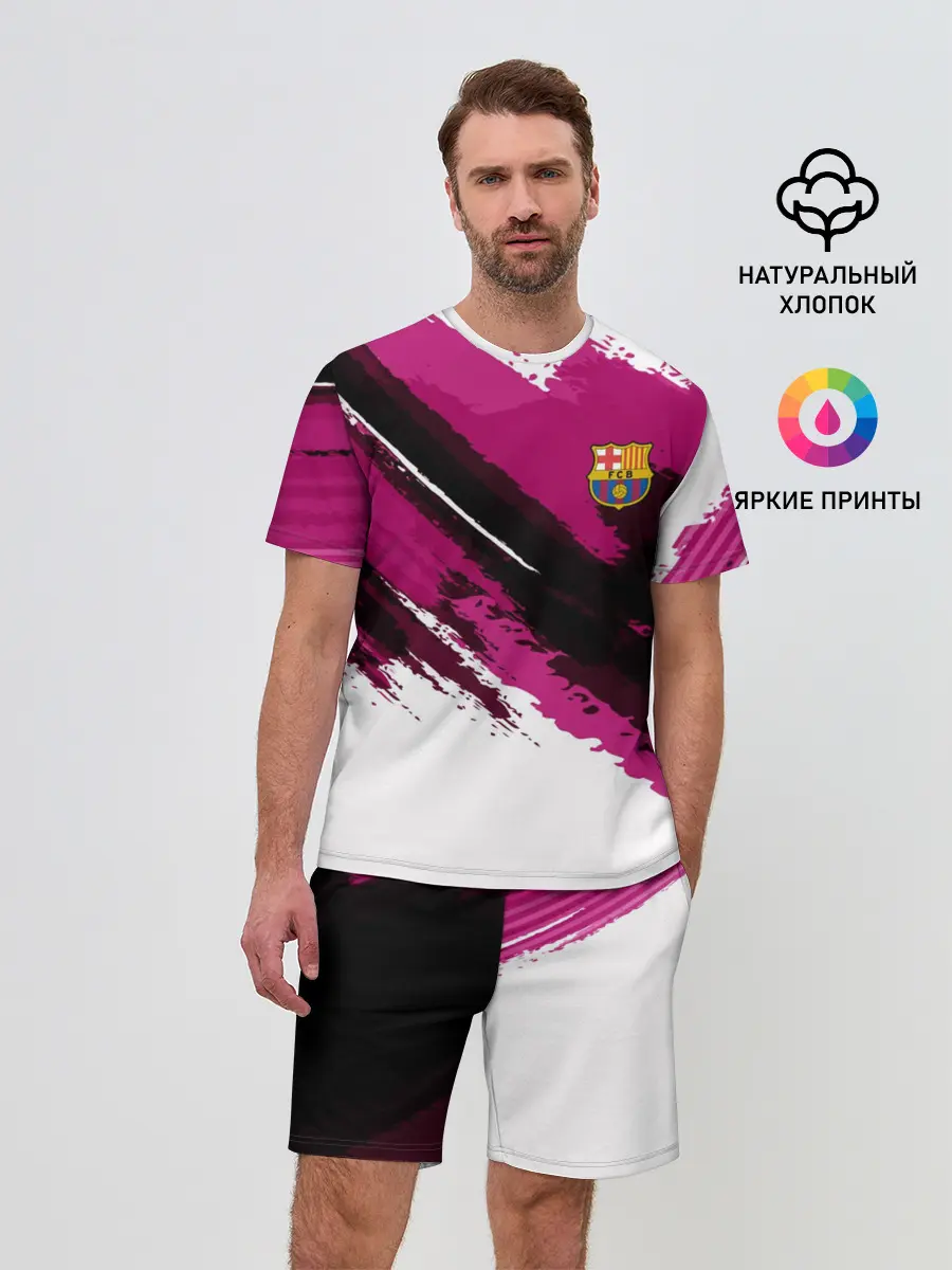 Мужской костюм с шортами / FC Barcelona Original 2018