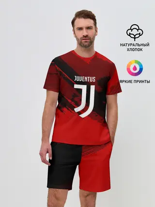 Мужской костюм с шортами / JUVENTUS SPORT RED