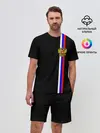 Мужской костюм с шортами / Лента с гербом России