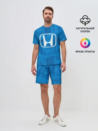 Мужской костюм с шортами / Honda sport color