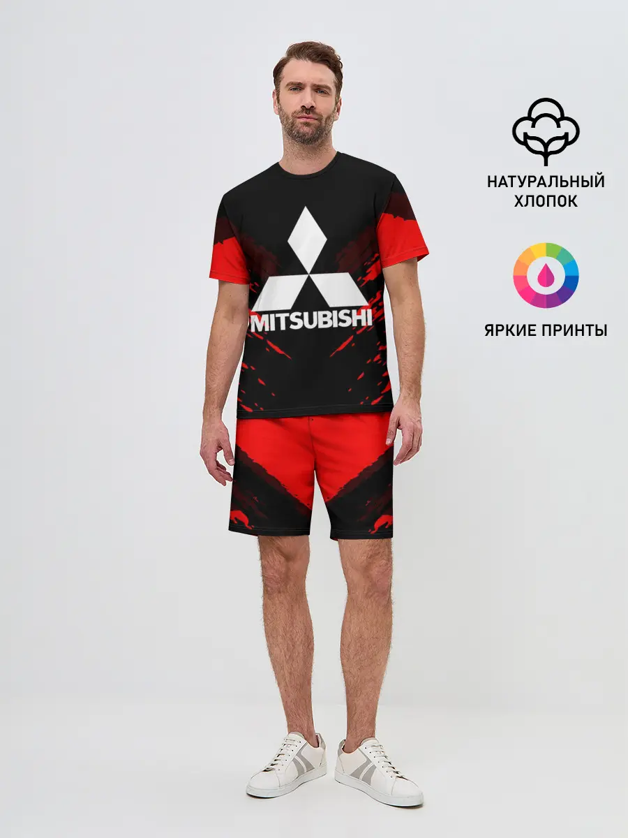 Мужской костюм с шортами / MITSUBISHI SPORT COLLECTION
