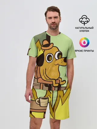 Мужской костюм с шортами / This is fine