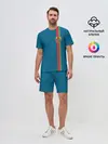 Мужской костюм с шортами / Белоруссия, лента с гербом