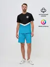 Мужской костюм с шортами / BMW Black & Blue