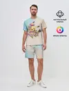 Мужской костюм с шортами / Пикачу