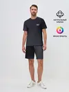 Мужской костюм с шортами / HYUNDAI carbon uniform 2018