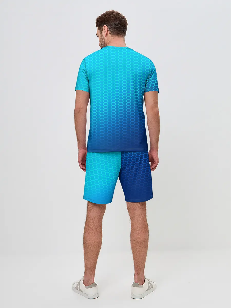Мужской костюм с шортами / VOLKSWAGEN carbon uniform 2018