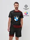 Мужской костюм с шортами / bmw auto sport