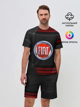 Мужской костюм с шортами / FIAT auto sport
