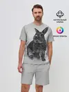 Мужской костюм с шортами / Кролик