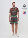 Мужской костюм с шортами / Мексиканский орнамент