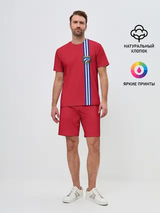 Мужской костюм с шортами / Куба, лента с гербом