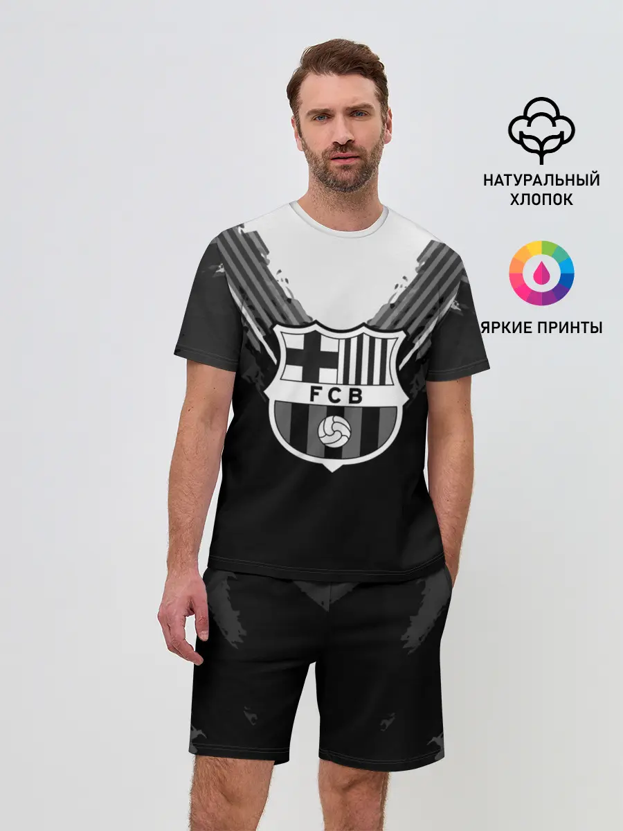 Мужской костюм с шортами / Barcelona abstract original