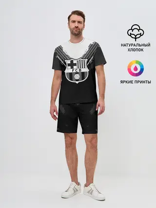 Мужской костюм с шортами / Barcelona abstract original