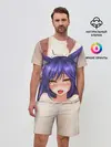 Мужской костюм с шортами / Язык