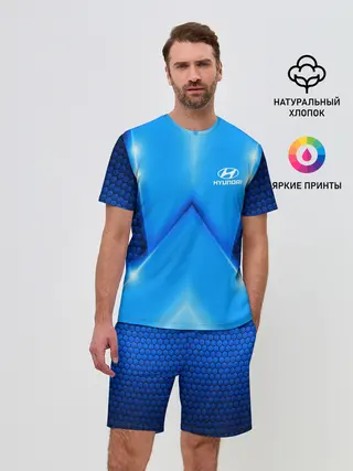 Мужской костюм с шортами / Hyundai car sport SKY
