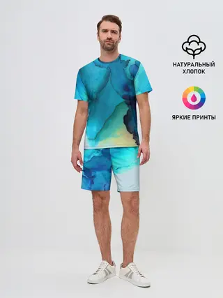 Мужской костюм с шортами / Акриловый