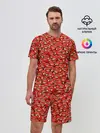 Мужской костюм с шортами / Угандийские Наклзы